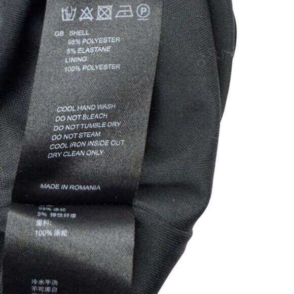 Reiss Ivanka Lace Sheath Dress In Black / Cream Size 2 - Picture 5 of 7